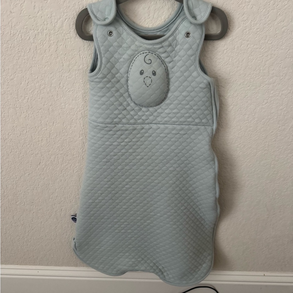 Nested Bean Quilted Blue Baby Sleeping Bag